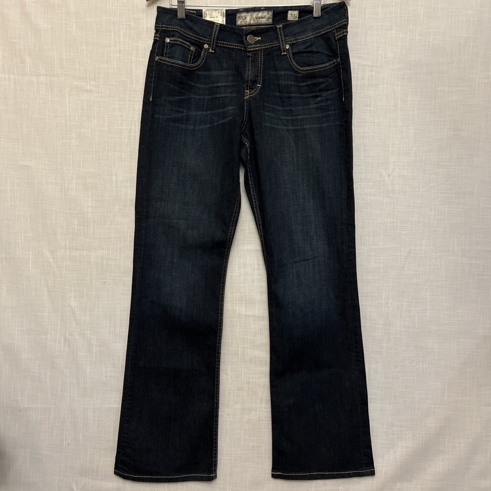 BKE Wendi Women's 31L Bootcut Jeans Dark Wash Stretch Denim Mid Rise NWOT